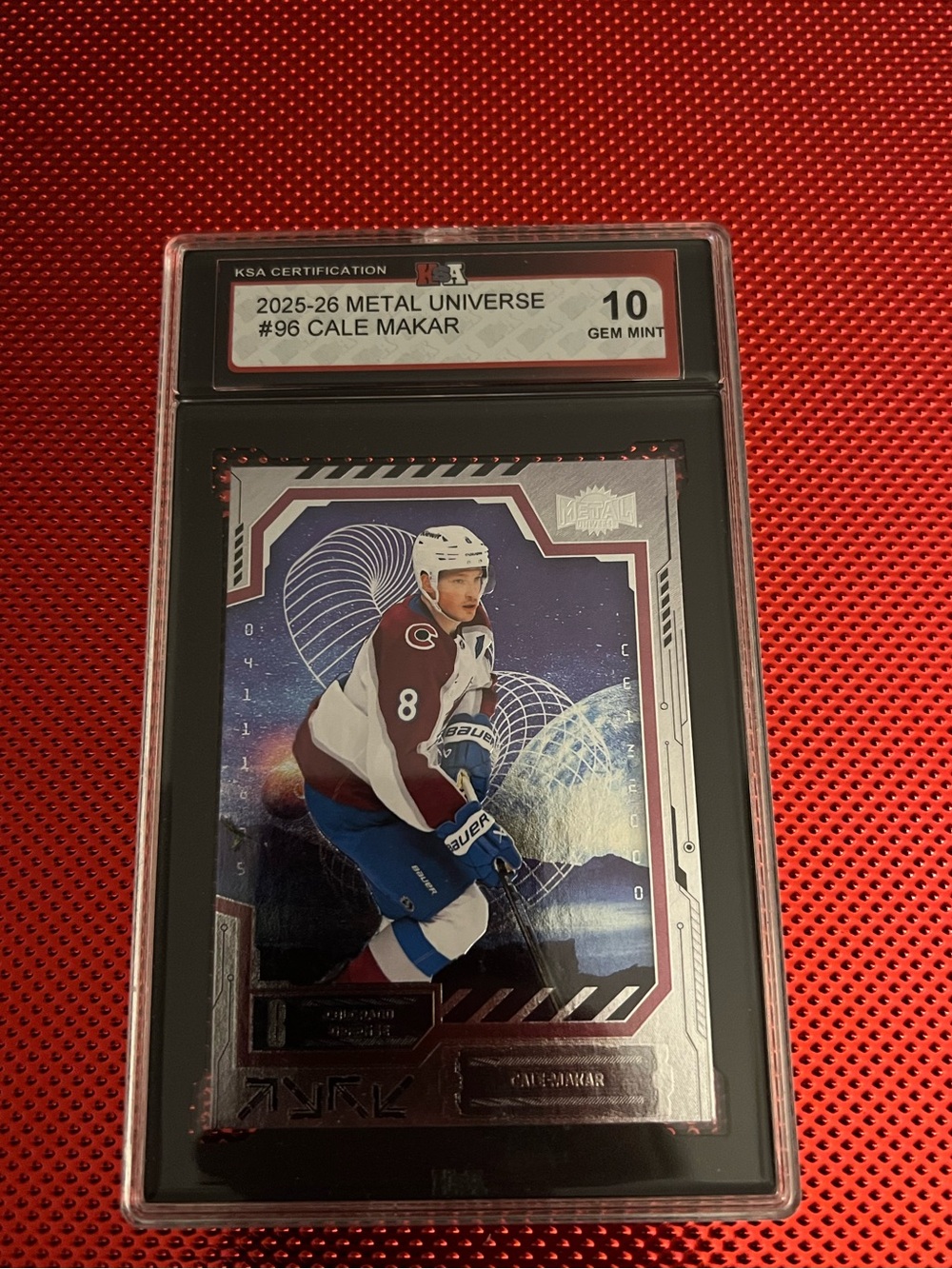 Cale Makar Hockey Card - Metal Universe - 2025-26